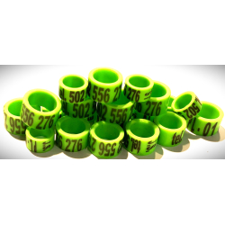 Obrączki rodowe adresówki  mod. EU fi8/6 mm